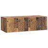 vidaXL Meuble TV mural Bois ancien 99 x 41 x 30 cm Bois d'ing&eacute;nierie