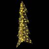 vidaXL Sapin de No&euml;l avec 100 LED Blanc chaud 120 cm PET