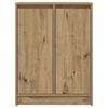vidaXL Buffet chêne artisanal 57x34x76 cm bois d'ingénierie