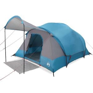 vidaXL Tente familiale tunnel 8 personnes bleu imperm&eacute;able