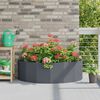 vidaXL Jardinière Anthracite 120 x 60 x 35 cm Acier
