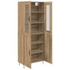 vidaXL Haut Armoire Ch&ecirc;ne artisanal 69,5 x 34 x 180 cm