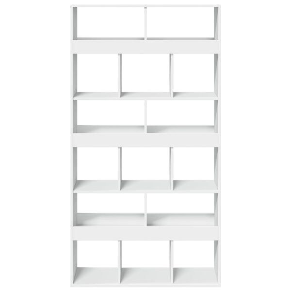 vidaXL Bibliothèque blanc 100x33x187,5 cm bois d'ingénierie