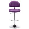 vidaXL Tabouret de bar Violet Similicuir