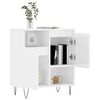 vidaXL Buffet Blanc brillant 60x35x70 cm Bois d'ing&eacute;nierie