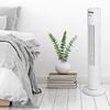 Bestron Ventilateur tour avec minuterie 80 cm 35 W Blanc AFT760W