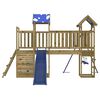 vidaXL Aire de jeux d'ext&eacute;rieur bois de pin impr&eacute;gn&eacute;