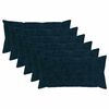 vidaXL Housse de coussin 6 pc HEERLEN Bleu marine 40 x 70 cm