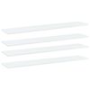 vidaXL Panneaux de biblioth&egrave;que 4 pcs blanc bois d&rsquo;ing&eacute;nierie