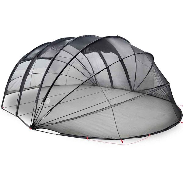 vidaXL Dôme de tente de piscine Transparent 640 x 432 x 205 cm