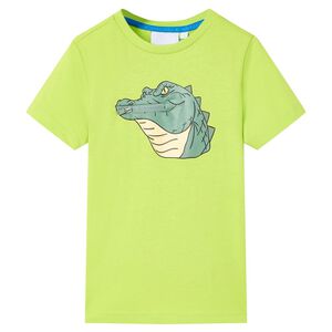 T-shirt pour enfants vert citron 116