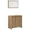 vidaXL Ensemble de meubles salle de bain 4 pcs bois d'ing&eacute;nierie