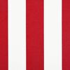 vidaXL Tissu de auvent avec Rouge et Blanc 350 x 250 cm Polyester