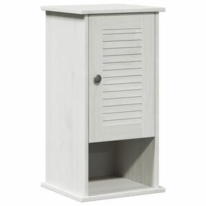 vidaXL Armoire de salle de bain avec porte VIGO Blanc et Blanc Antique