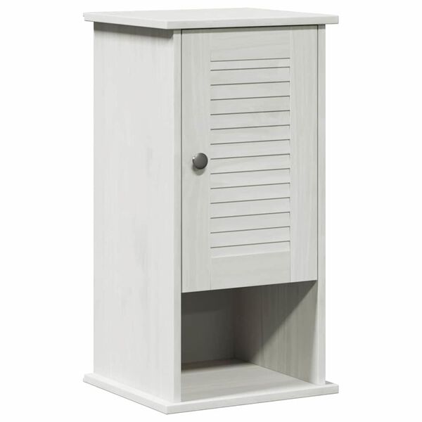 vidaXL Armoire de salle de bain avec porte VIGO Blanc et Blanc Antique