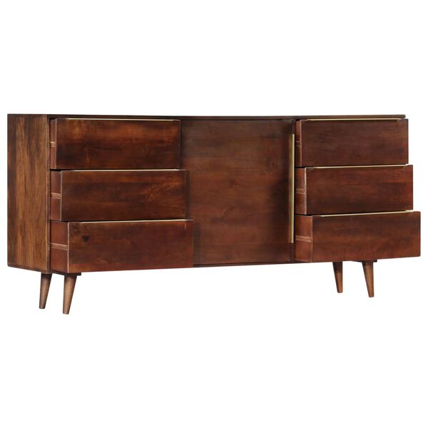 vidaXL Buffet avec 6 tiroirs 175x40x82 cm Bois massif de manguier