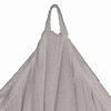 vidaXL Peignoir KINN Gris XL Coton