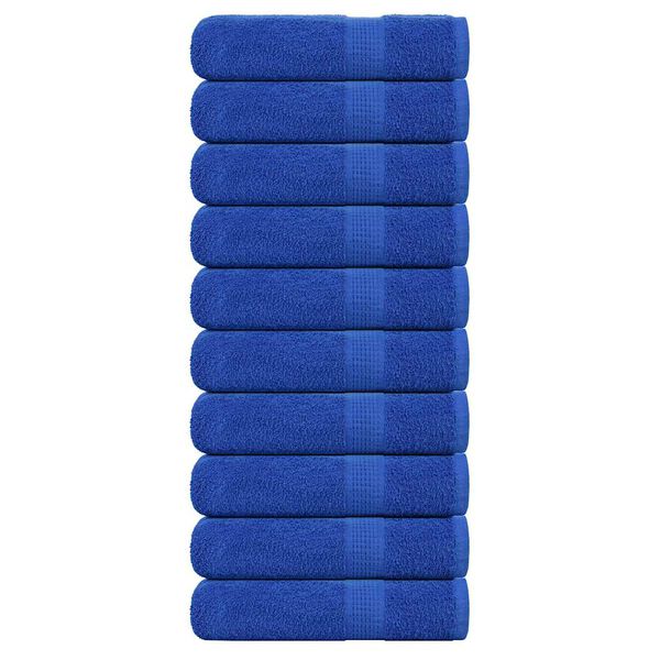 vidaXL Essuie-mains FROGN 10 pcs bleu 50x100 cm 360 g/m&sup2;