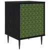 vidaXL Table de chevet GELEEN Ch&ecirc;ne noir 36 x 33 x 51 cm