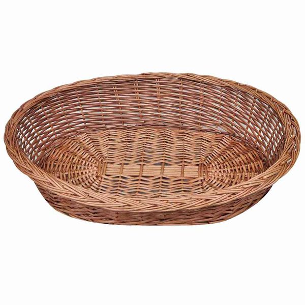 vidaXL Panier/Lit pour animaux de compagnie Naturel 90 cm
