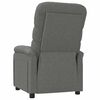 vidaXL Fauteuil inclinable Gris foncé Tissu