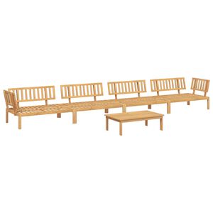 vidaXL Salon palette de jardin 5 pcs bois d'acacia massif