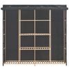 vidaXL Garde-robe Gris 173x40x170 cm Tissu