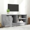 vidaXL Meuble TV Gris b&eacute;ton 80x35x36,5 cm Bois d'ing&eacute;nierie
