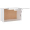 vidaXL Armoire suspendue "Lyon" Blanc brillant 60x31x40 cm