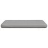 vidaXL Coussins de siège 4 pcs Gris nuage 40 x 40 x 3 cm tissu