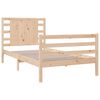 vidaXL Cadre de lit sans matelas 75x190 cm bois de pin massif