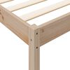 vidaXL Lit biblioth&egrave;que sans matelas 75x190 cm bois de pin massif