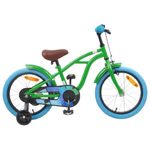 vidaXL V&eacute;lo pour Enfants 16 Pouces pour 4-6 ans Vert