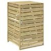 vidaXL Abri pour poubelles roulantes pour 1 bac 240 L