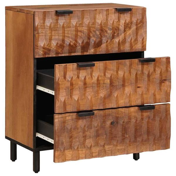 vidaXL Buffet Finition Acacia Brun 60 x 33 x 75 cm