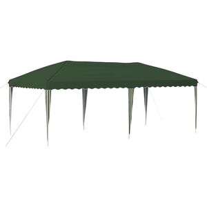 vidaXL Tente de f&ecirc;te pop-up 575 x 290 x 245 cm Vert