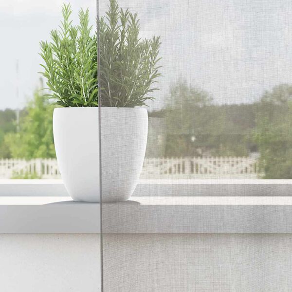 vidaXL Rideaux en voile avec œillets 2 pcs gris clair 140x225 cm