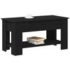 vidaXL Table basse Chêne noir 101 x 49 x 52 cm Bois d'ingénierie