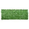 vidaXL &Eacute;cran de balcon avec feuilles vert 200x75 cm