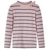 vidaXL T-shirt enfants &agrave; manches longues rose clair 128