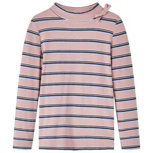 T-shirt enfants &agrave; manches longues rose clair 128