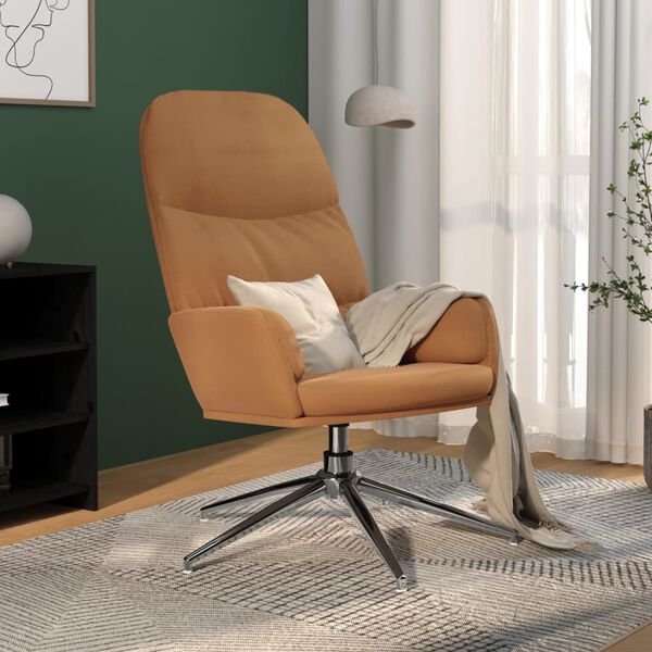 vidaXL Chaise de relaxation Taupe Similicuir daim