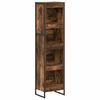 vidaXL Biblioth&egrave;que Ch&ecirc;ne Fum&eacute; 40 x 30 x 155 cm Bois d'ing&eacute;nierie
