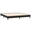 vidaXL Sommier à lattes de lit sans matelas noir 200x210 cm velours