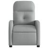 vidaXL Fauteuil inclinable Gris clair Tissu