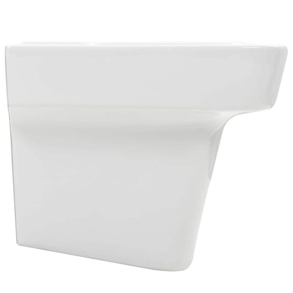 vidaXL Lavabo Blanc 50 x 45 x 41 cm C&eacute;ramique &Eacute;maill&eacute;e