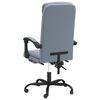 vidaXL Fauteuil inclinable de bureau Gris fonc&eacute; Velours