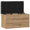 vidaXL Banc de rangement Ch&ecirc;ne artisanal 82x42x45 cm Bois d'ing&eacute;nierie