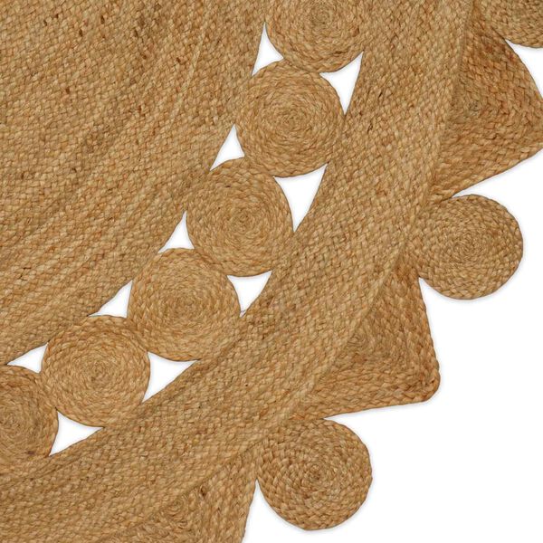 vidaXL Tapis Marron &Oslash; 240 cm Jute