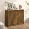 vidaXL Buffet Chêne fumé 90,5x30x70 cm Bois d'ingénierie